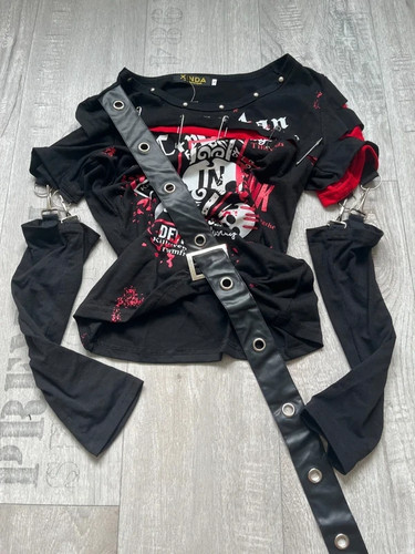 Cyber punk rare shirt gothic - shirt,