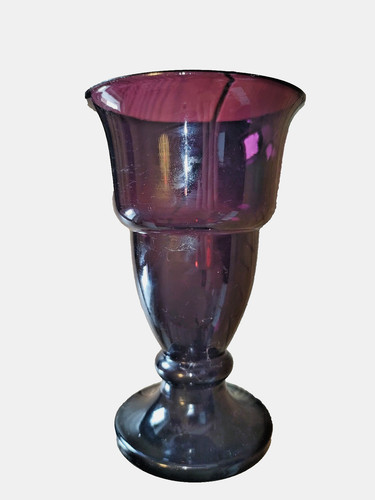 Amethyst glas kelch vase - glas-kelch,