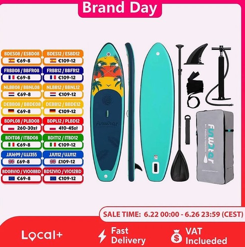 Funwater sup board aufblasbar - funwater,
