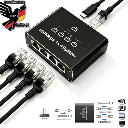 Lan splitter auf - auf, gigabit