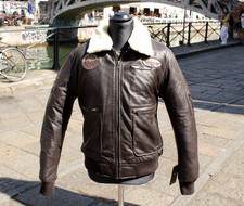 Flieger lederjacke made - lederjacke, in