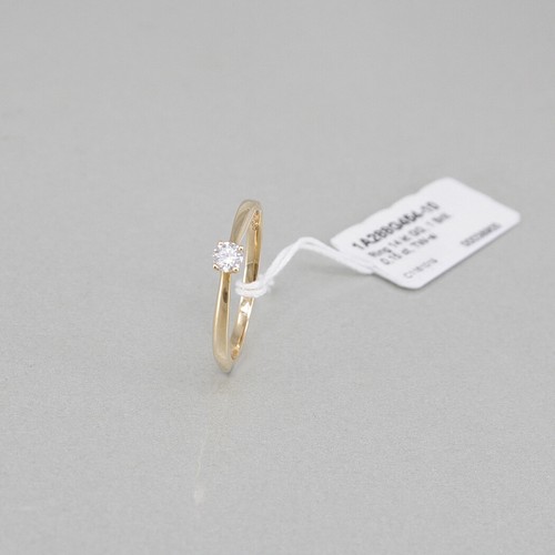 Ring solitär 585 - ring, gelbgold
