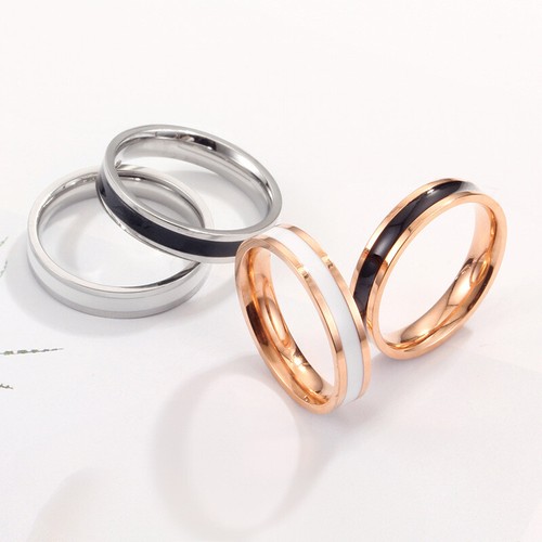 Ring mit inlay edelstahl - ring,