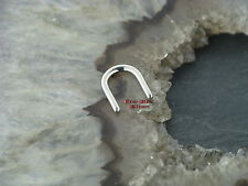 Nasenpiercing Septum RETAINER Brustpiercing Ohrring 1,6MM gerade Piercinghalter