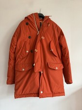 Nigel Cabourn X Peak Performance Mountain Down Parka Orange, Ventile, Gr.S,top!