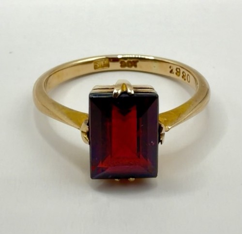 Atemberaubender granatring - granatring, 9