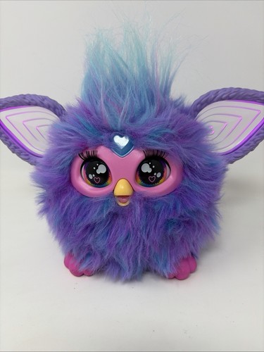 Furby purple plush - plush, dye