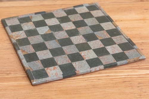 Antikes schachbrett mit - antikes,
