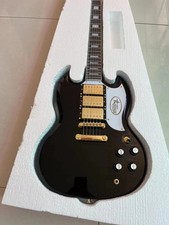 sg-E-Gitarre schwarz