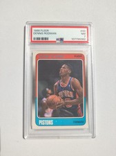 Dennis Rodman 1988 PSA 7 Detroit Pistons #43 NBA Fleer