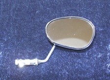 REAR VIEW MIRROR CHROME OVAL