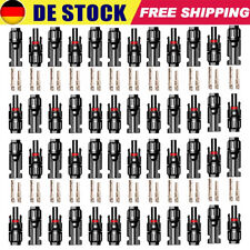 Solarstecker Solar Buchse + Stecker Kupplung Kabel für PV Strom 2,5 - 6 mm²