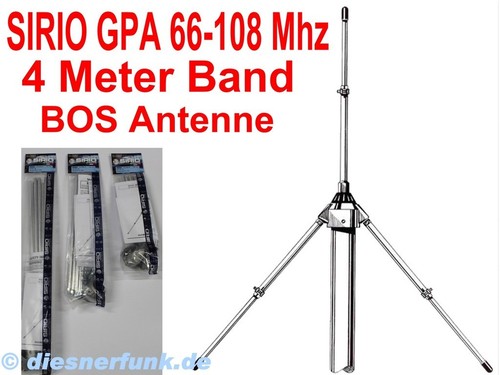 Sirio gpa 108 - basis, antenne