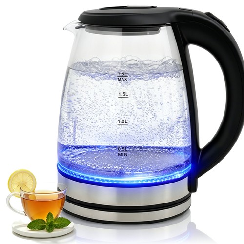 Wasserkocher glas 1500w - 1,8l,