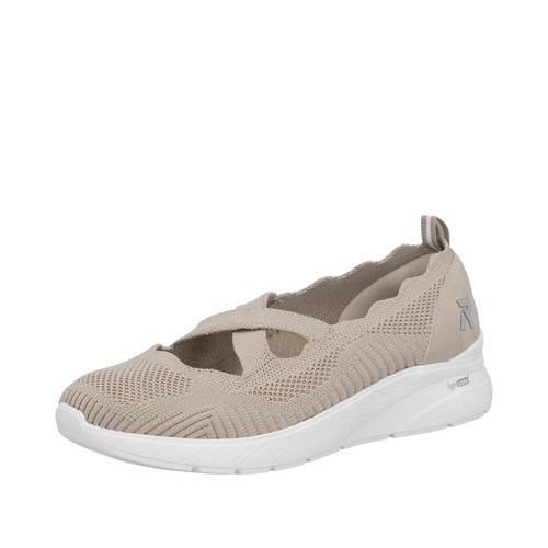 Rieker ballerina beige - ballerina, beige/ginger