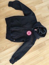 Frankfurt Eintracht Hoodie Kapuzen Sweat Jacke schwarz Junge 128