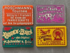 FAHRCHIP Konvolut 4 x Fahrgeschäfte/Riesenrad - Kirmes Ehrenkarte Sammeln