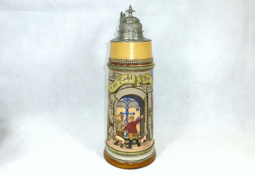 Xxl großer geritzter bierkrug - geritzter,