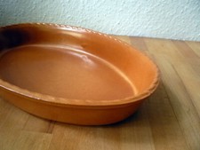 große braune Auflaufform, 32er - Lasagne Form - Backofen Form