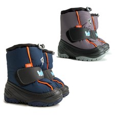 DEMAR Kinder Winterstiefel Winterschuhe Snowboots Schneestiefel ICE SNOW