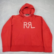 RRL Kapuzenpullover Herren Gr. XL Hoodie Sweater Double RL Ralph Lauren Country