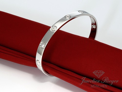 Cartier armreif love weissgold - cartier,
