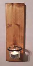 Teelichthalter Holz kerzenhalter Wandteelichthalter deko neu teelicht