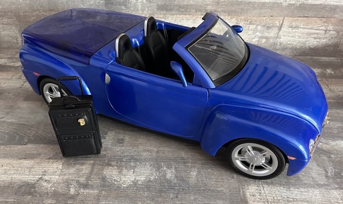 Barbie auto chevrolet - auto, blau