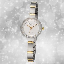 Armbanduhr Metall silber gold