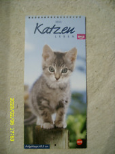 Whiskas Katzenkalender Katzen Leben Kalender 2022, 16 x 69,5 cm für Sammler TOP