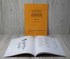 MWM Betriebsanleitung und Ersatzteilliste Motor KDW 415  E - Z -  D