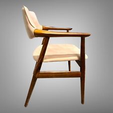 60er Danish Palisander, Stoff,  Beige Armstuhl ,Svend Aage Eriksen