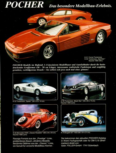 Pocher werbeseite ferrari - pocher, werbeseite...ferrari