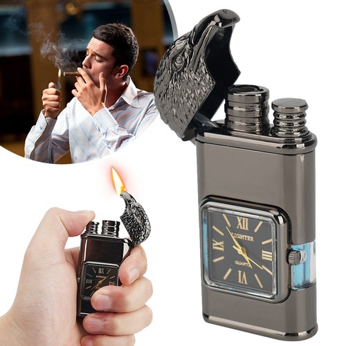 Feuerzeug mit uhr double - mit,