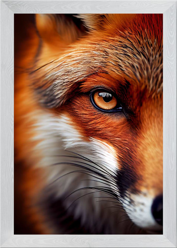 Fuchs tier gerahmtes wandbild - gerahmtes,