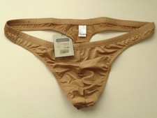 Herren Stringslip hautfarben beige mit Glanz Gr. XL von maddison (Schweiz) !