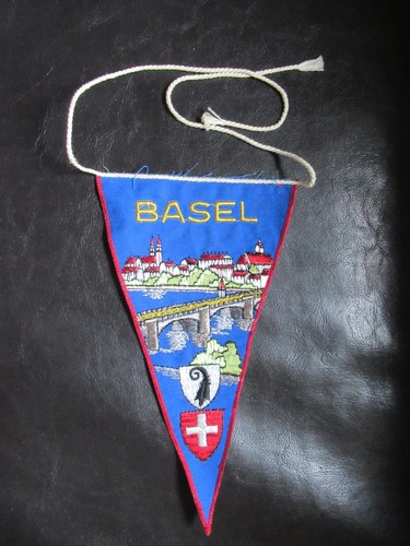Alter wimpel basel gestickt - alter, wimpel,basel,gestickt