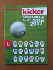 Super-Stecktabelle 1., 2. und 3. BL, Kicker Sonderheft BL 2016/17?⚽