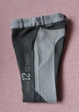 FOUGANZA Gr.  140 (10 Jahre) - Reithose,  braun-beige,  Baumwolle