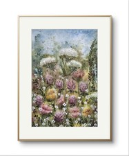 Aquarell Original Blumen