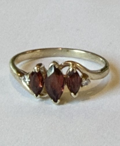 Nachlass 14k gelbgold steine - 3,