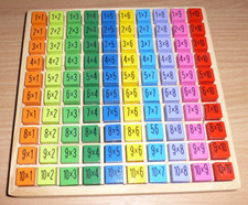 Rechenbrett 1x1 Mathe Holz