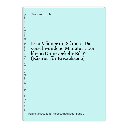 Drei männer schnee die - .,