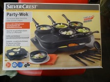 Silvercrest Party-Wok, für 6 Personen, 2 x benutzt, voll fktf.