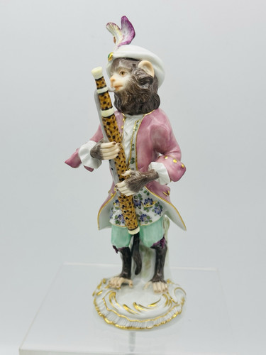 Meissen figur affenkapelle - meissen, figur,affenkapelle