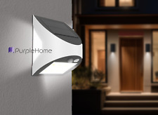 Solar LED Wandleuchte 3W 6500K Außenleuchte mit Bewegungssensor Dämmerungssensor