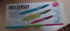 KING Messerset 3tlg bunt