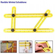 Winkel Schablone gelb