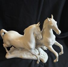 Hutschenreuther Porzellan Pferde Paar 2.Wahl Achtziger 1968