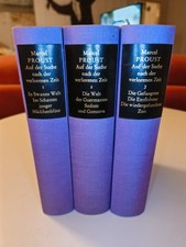 3 x Buch Marcel Proust Auf der
